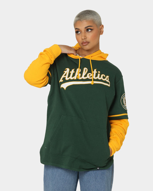 47 Brand Oakland Athletics Shortstop Hoodie Dark Green