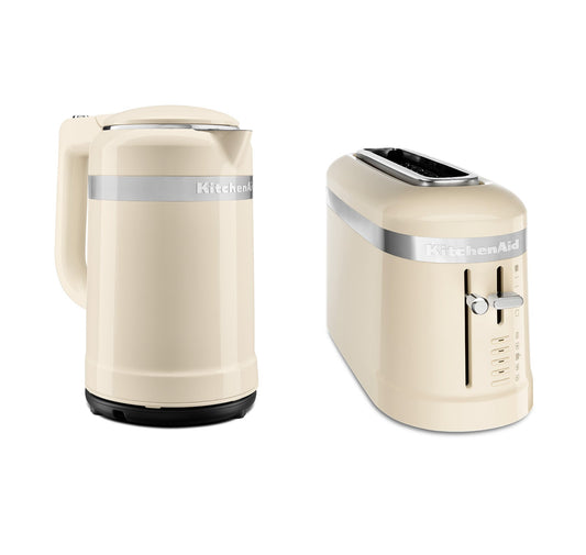 1.5L Design Electric Kettle KEK1565 + 2 Slice Long Slot Design Toaster KMT3115 Bundle