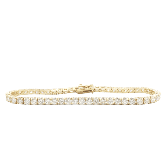 14k 3.2mm Diamond Tennis Bracelet #24593