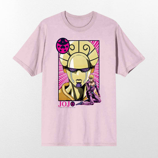 *Clearance* Giorno Giovanna (JoJo's Bizarre Adventure) Pink Unisex Shirt