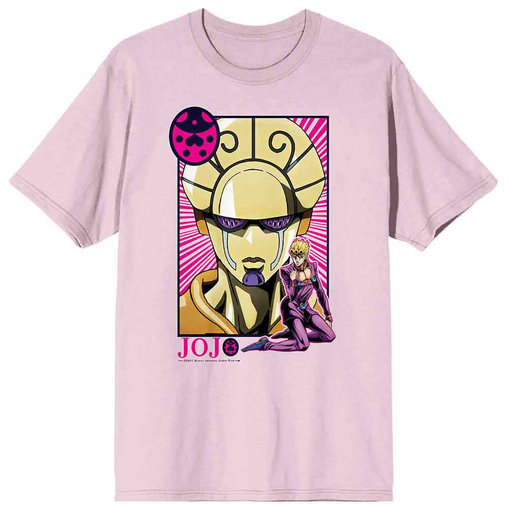 *Clearance* Giorno Giovanna (JoJo's Bizarre Adventure) Pink Unisex Shirt